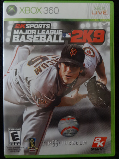 Major League Baseball 2K9 Microsoft Xbox 360
