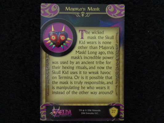 Majora's Mask Enterplay 2016 Legend Of Zelda Collectable Trading Card Number 27