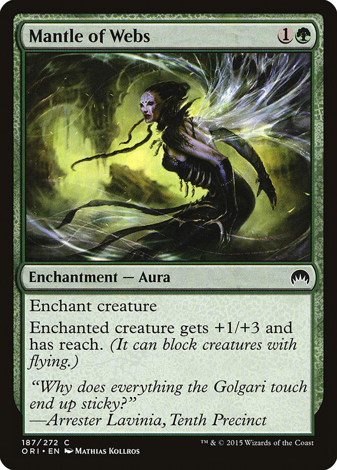 Mantle of Webs Magic The Gathering Magic Origins