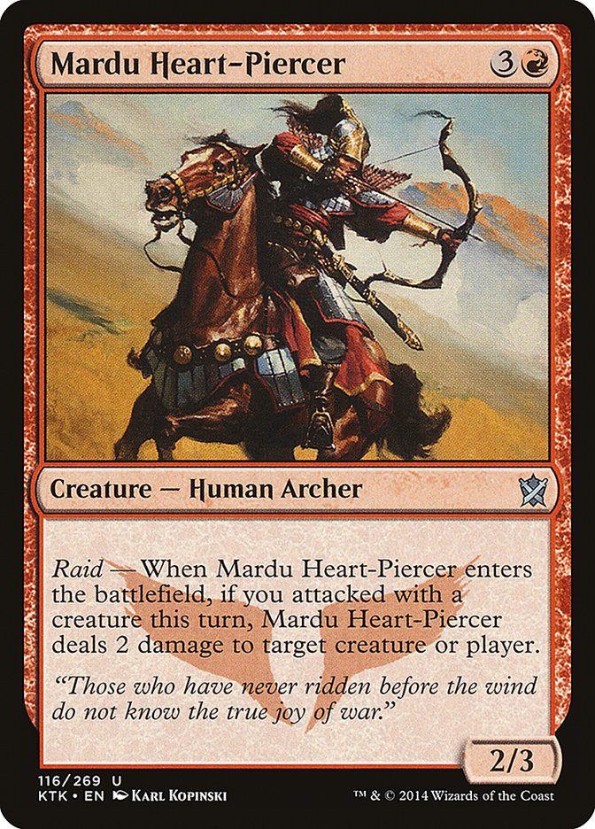 Mardu Heart Piercer - Magic The Gathering - Khans of Tarkir