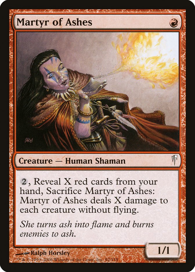 Martyr of Ashes - Magic The Gathering - Coldsnap