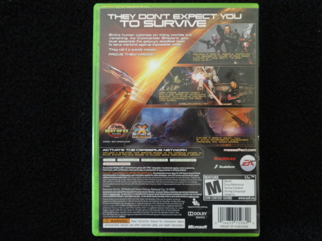 Mass Effect 2 Microsoft Xbox 360