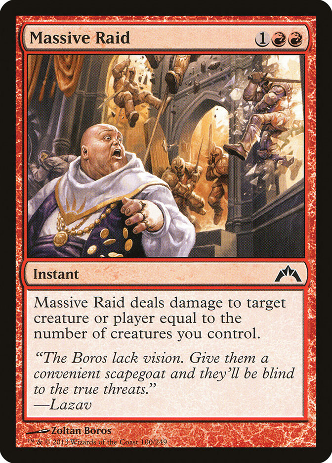 Massive Raid Magic The Gathering Gatecrash