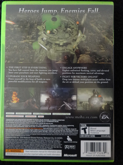 Medal Of Honor Airborne Microsoft Xbox 360