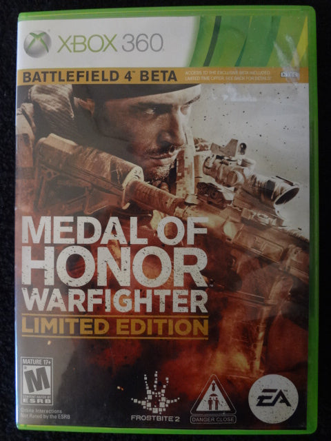Medal Of Honor Warfighter Limited Edition Microsoft Xbox 360