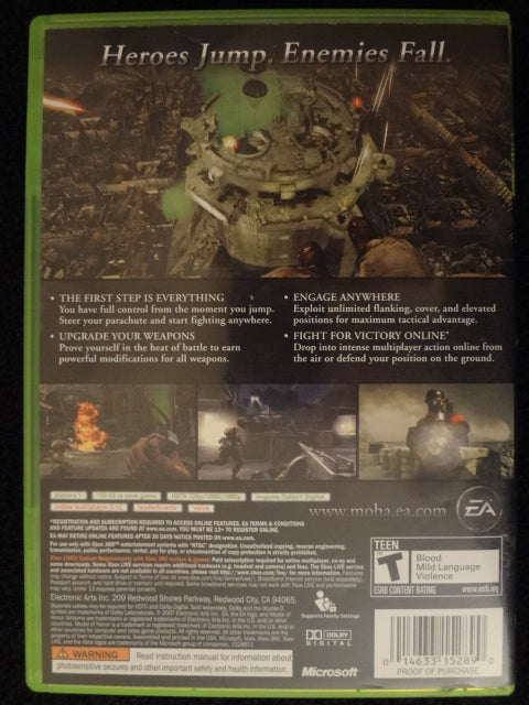 Medal Of Honor Airborne XBox 360