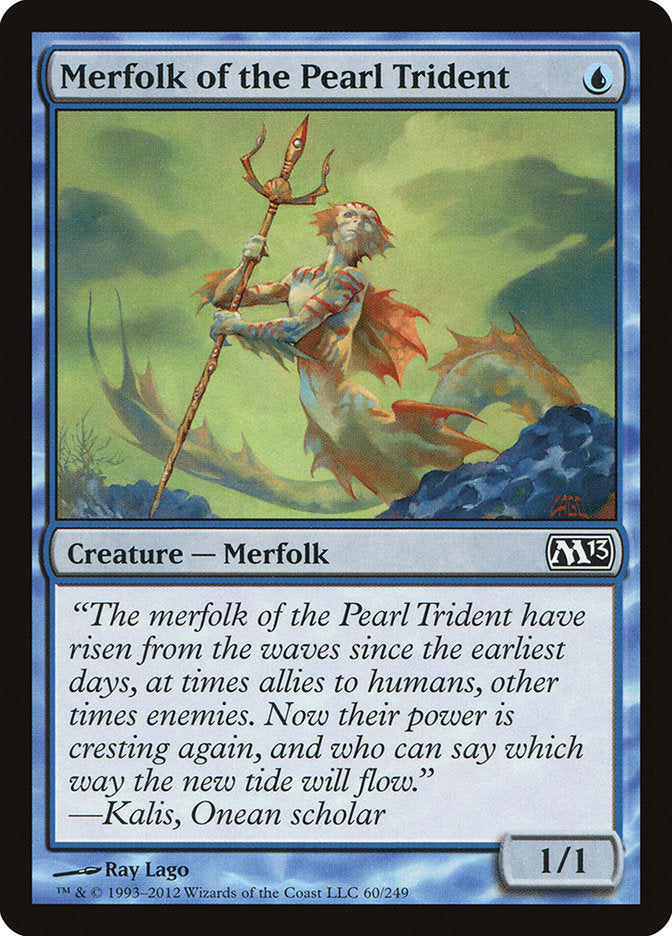 Merfolk of the Pearl Trident Magic The Gathering Magic 2013 M13
