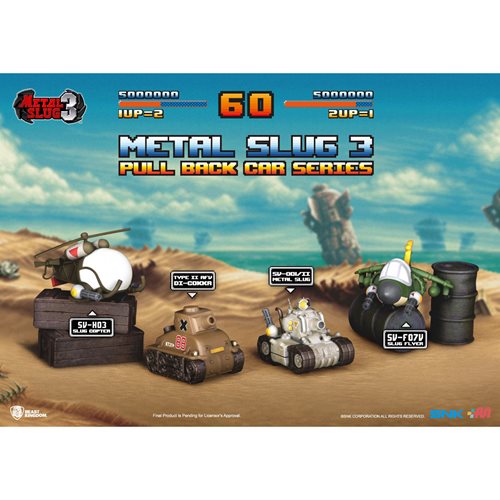 Metal Slug Pull Back Vehicles