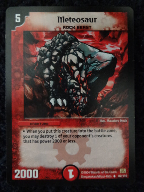 Meteosaur Duel Masters Trading Card