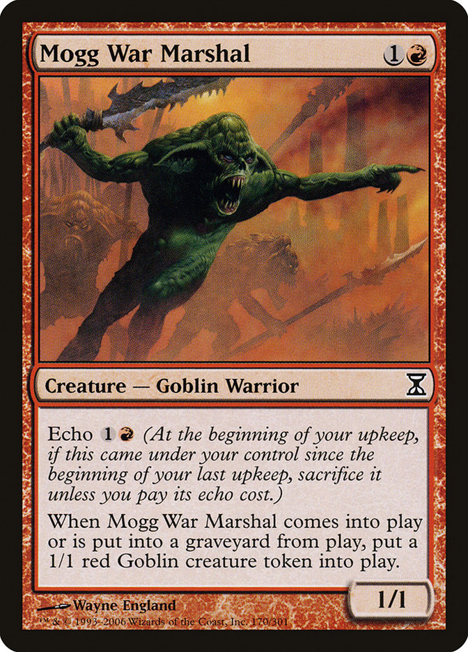 Mogg War Marshal - Magic The Gathering - Time Spiral