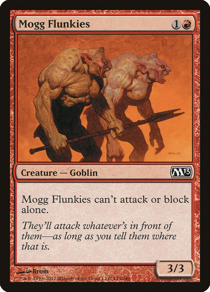 Mogg Flunkies Magic The Gathering Magic 2013 M13