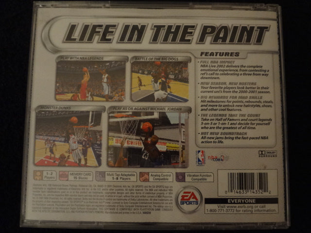 NBA Live 2002 Sony PlayStation