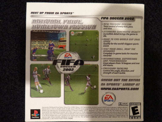 NBA Live 2002 Instruction Booklet Sony PlayStation