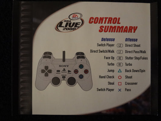 NBA Live 2000 Sony PlayStation