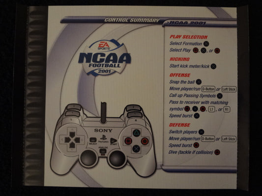 NCAA Football 2001 Sony PlayStation