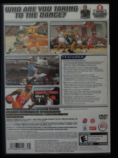 NCAA March Madness 2004 Sony PlayStation 2