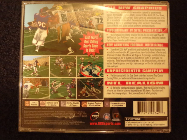 NFL Game Day 99 Sony PlayStation