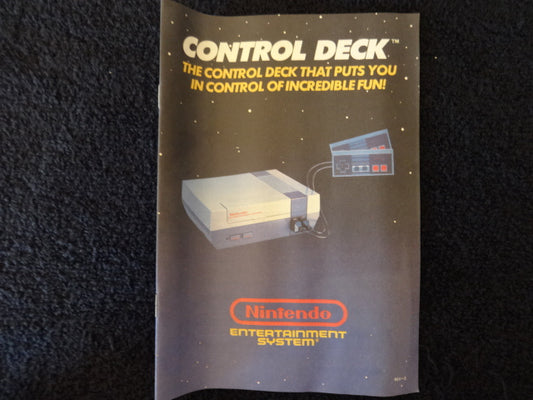 Nintendo Control Deck Instruction Booklet Nintendo Entertainment System