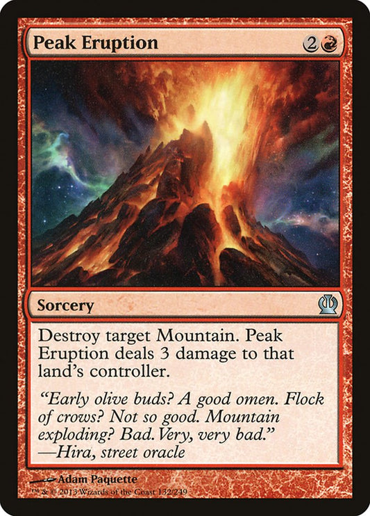 Peak Eruption - Magic The Gathering - Theros