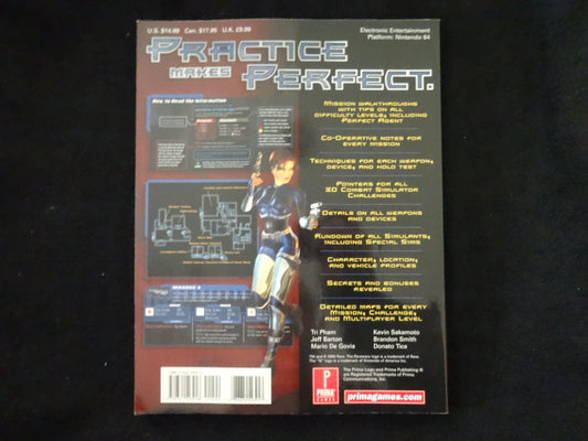 Perfect Dark Strategy Guide Prima Games