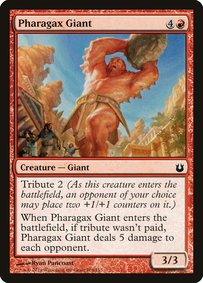 Pharagax Giant Magic The Gathering Born of the Gods