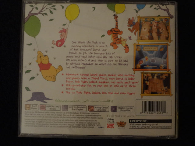 Pooh's Party Game In Search of the Treasure Sony PlayStation