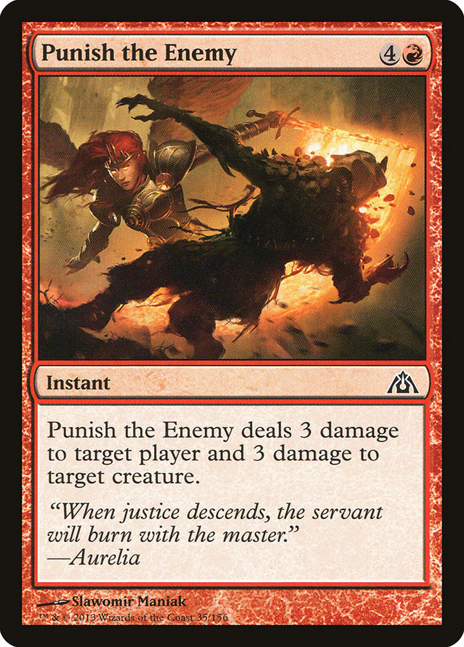 Punish the Enemy - Magic The Gathering - Dragons Maze