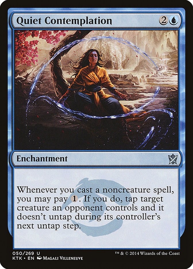 Quiet Contemplation - Magic The Gathering - Khans of Tarkir