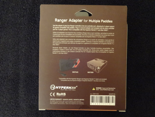 Multiplayer Paddle Adapter compatible with RetroN 77 and Atari 2600