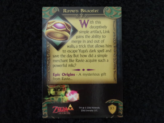 Ravios Bracelet Enterplay 2016 Legend Of Zelda Collectable Trading Card Number 83