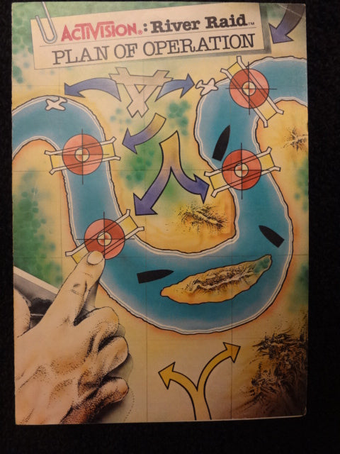 River Raid Instruction Booklet Atari 2600