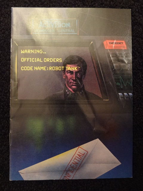Robot Tank Instruction Booklet Atari 2600