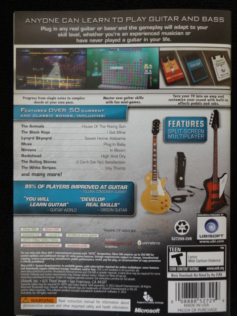 Rocksmith Microsoft Xbox 360
