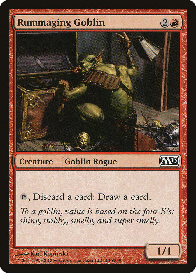 Rummaging Goblin Magic The Gathering Magic 2013 M13