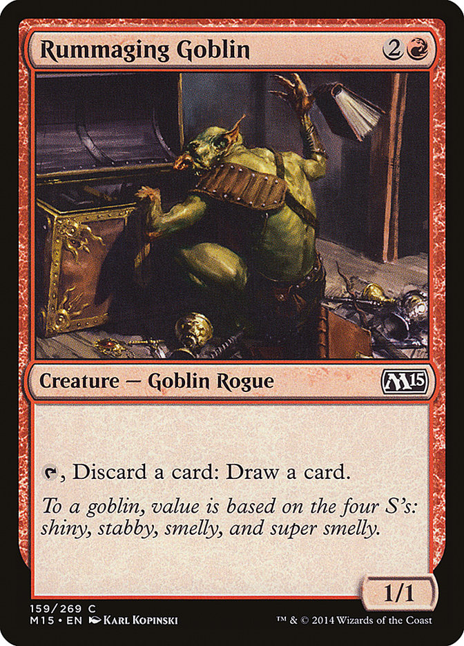 Rummaging Goblin - Magic The Gathering - Magic 2015 M15