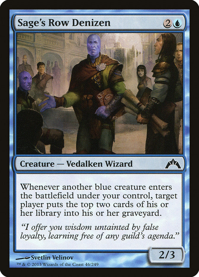 Sages Row Denizen Magic The Gathering Gatecrash