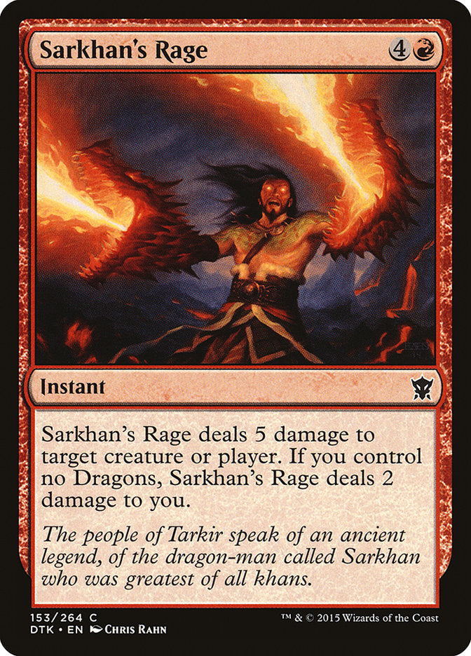 Sarkhan's Rage - Magic The Gathering - Dragons of Tarkir