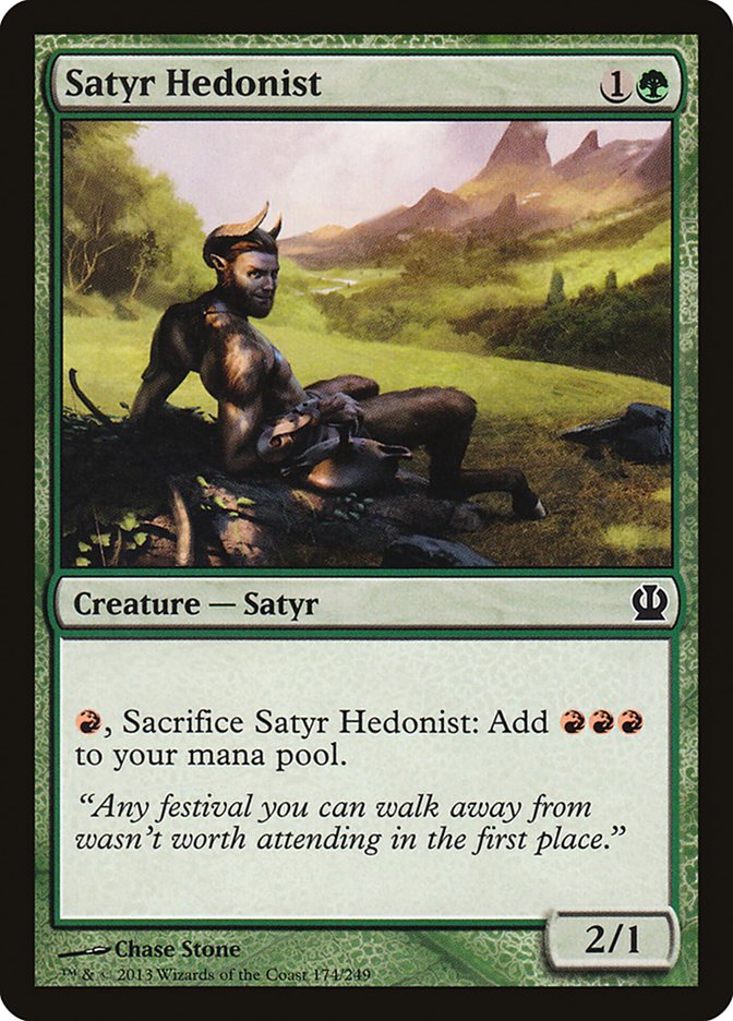Satyr Hedonist - Magic The Gathering - Theros