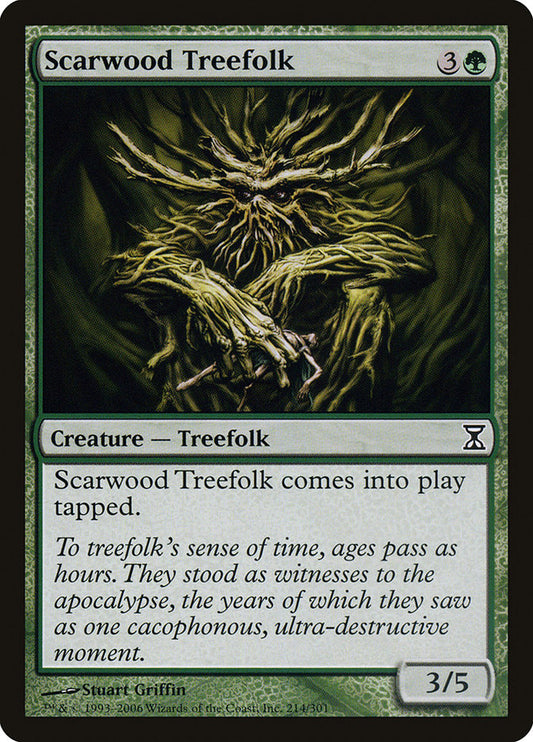 Scarwood Treefolk - Magic The Gathering - Time Spiral