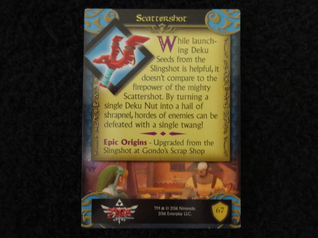 Scattershot Enterplay 2016 Legend Of Zelda Collectable Trading Card Number 67