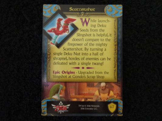 Scattershot Enterplay 2016 Legend Of Zelda Collectable Trading Card Number 67