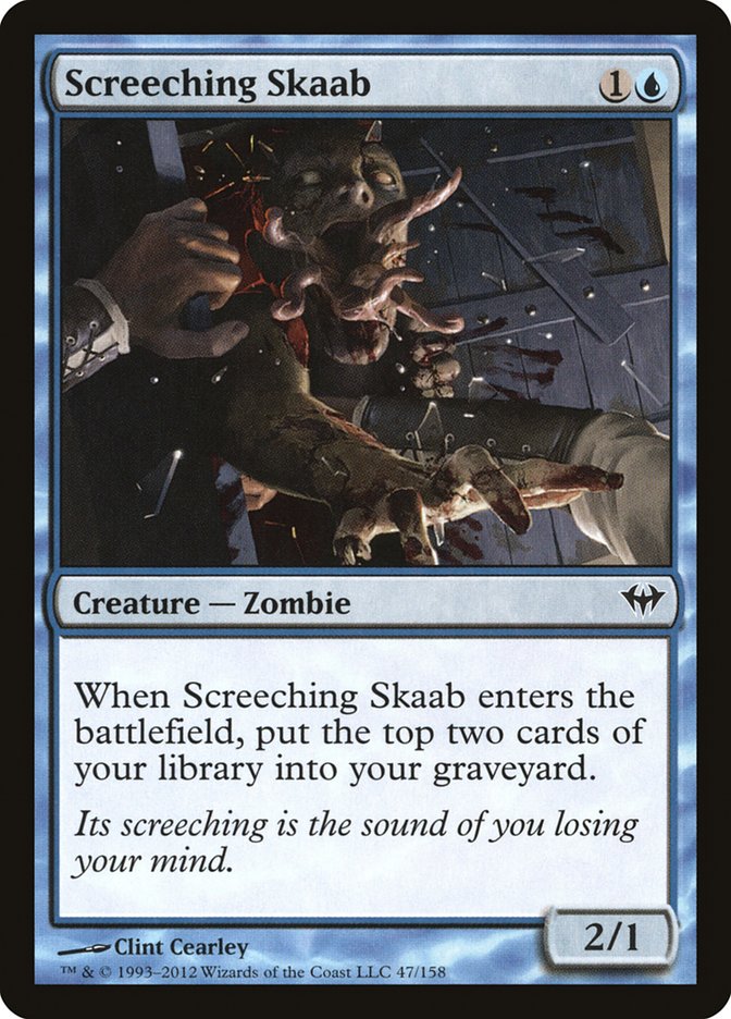 Screeching Skaab - Magic The Gathering - Dark Ascension