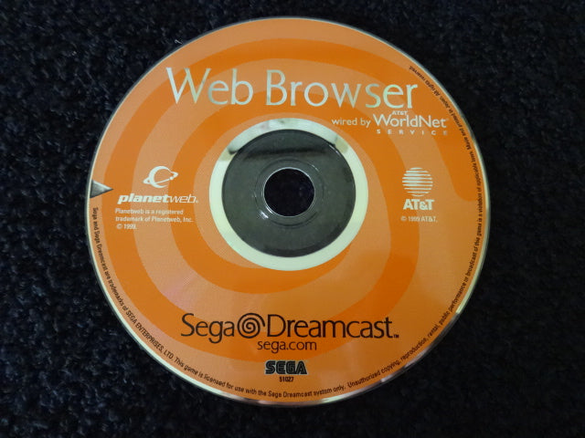 Sega DreamCast Web Browser