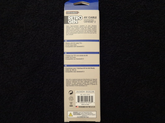 Sega Genesis Model 2 and 3 AV Cable