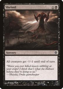 Shrivel - Magic The Gathering - Rise of the Eldrazi
