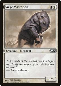 Siege Mastodon - Magic The Gathering - Magic 2014 M14