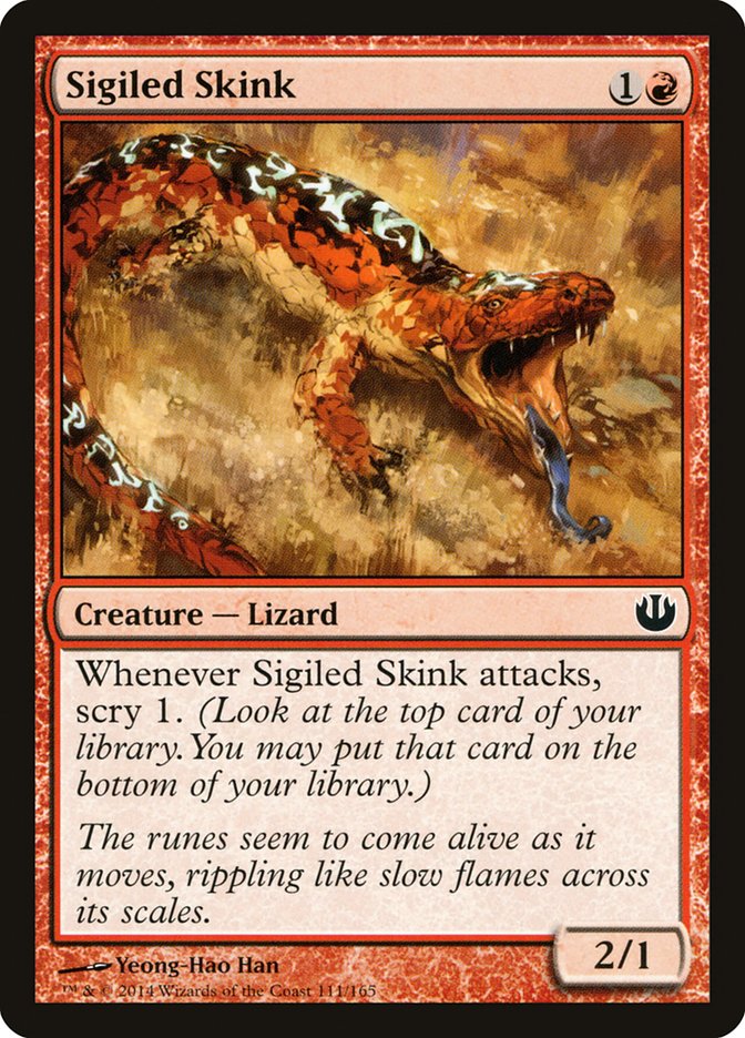 Sigiled Skink - Magic The Gathering - Journey Into Nyx