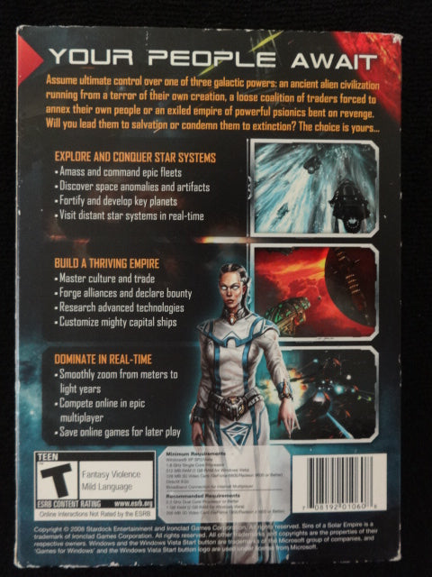 Sins Of A Solar Empire PC