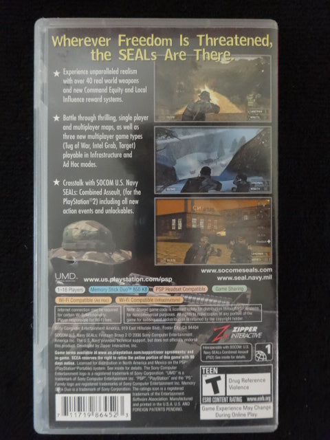 Socom U.S. Navy Seals Fireteam Bravo 2 Sony PSP