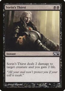 Sorin's Thirst - Magic The Gathering - Magic 2012 M12